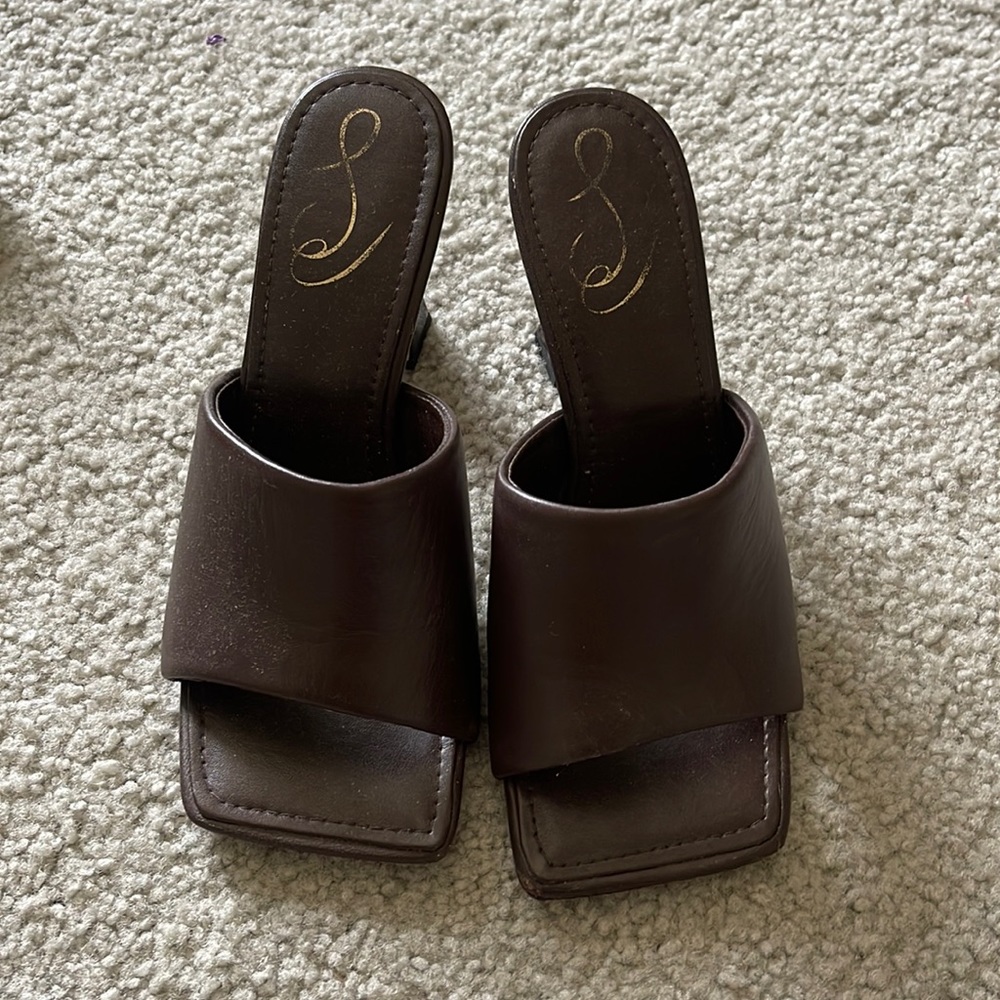 Worn Once Sam Edelman Brown Sandal Heel Size 7